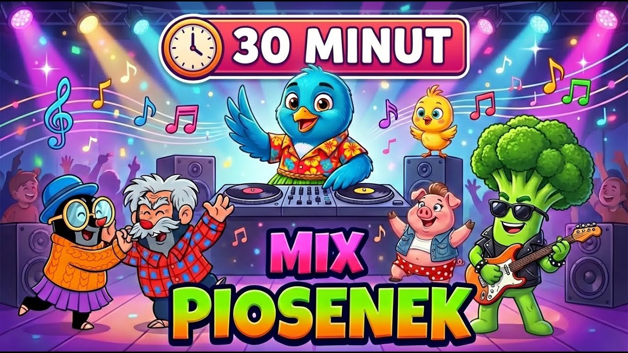 🎶Najlepsze Piosenki dla Dzieci 2026🎶 - MIX 30 minut zabawy - Ruchy Maluchy