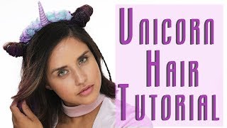Easy Unicorn Hairstyle Halloween Tutorial | ipsy Mane Event