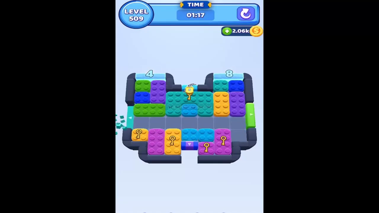 Color Block Jam Level 509 - YouTube