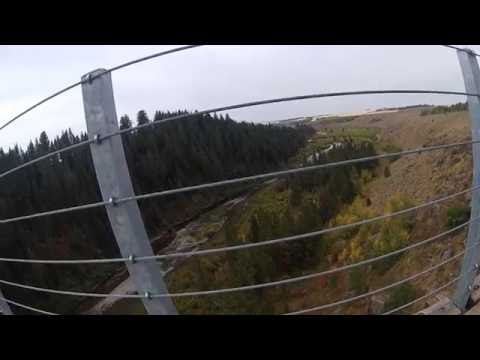 Crossing the Bitch Creek Trestle bridge on the Ash by dkjohnson57