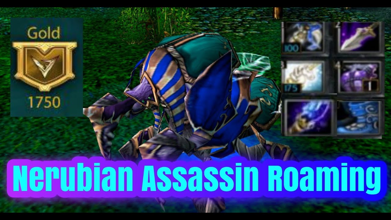 NERUBIAN ASSASSIN ROAMING ►LO MAS AGRESIVO QUE PODRÁS VER EN UNA PARTIDA RANKED | CÁTEDRA BASICA ORO