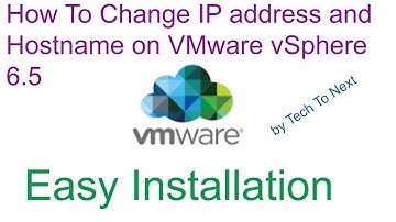 How to change IP and Host name on VMware vSphere 6.5 | IP address change on VMware vSphere Host