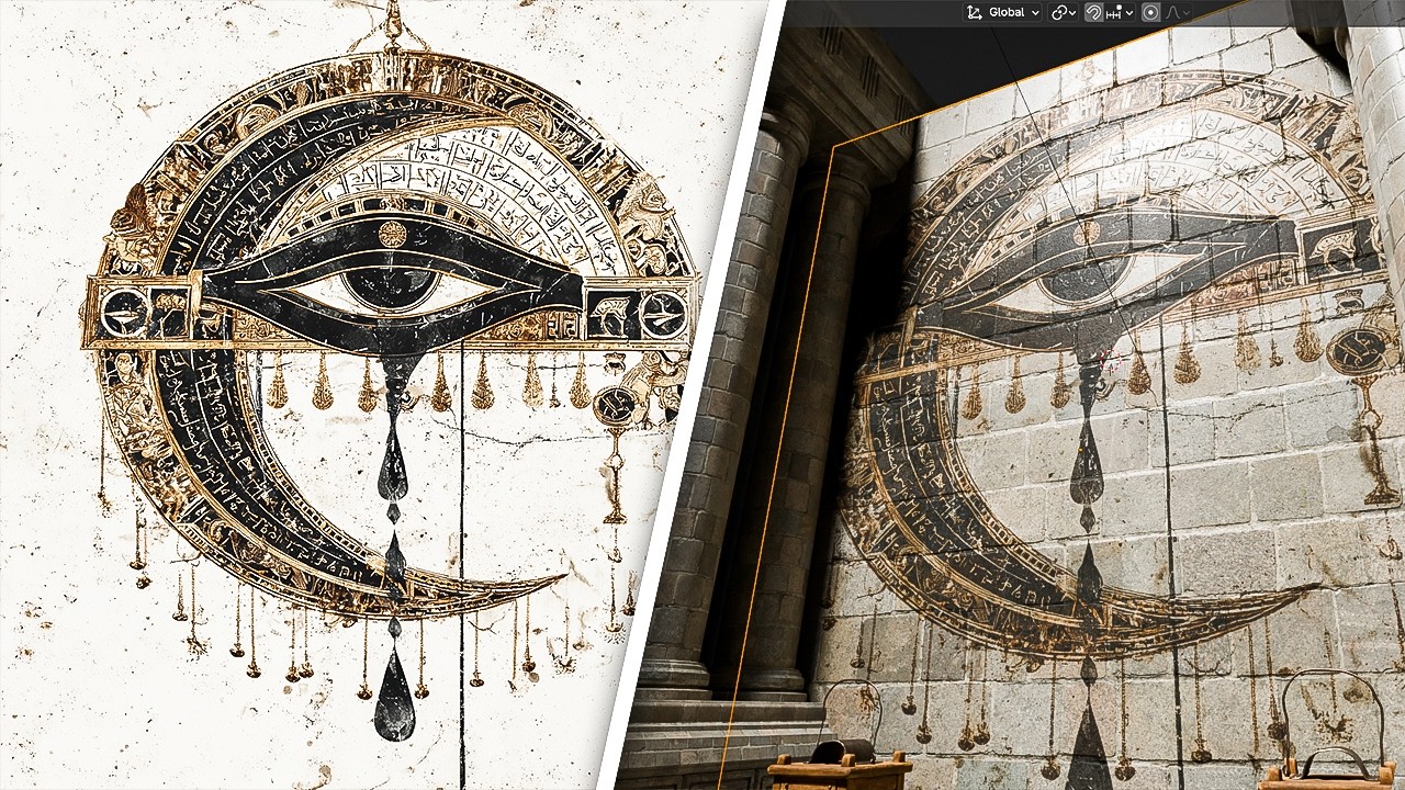 Overpowered AI Textures in Blender