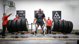 NEW HUMMER TIRE DEADLIFT WORLD RECORD! | SHAW CLASSIC FULL DEADLIFT EVENT Hummer Tire Deadlift World Record