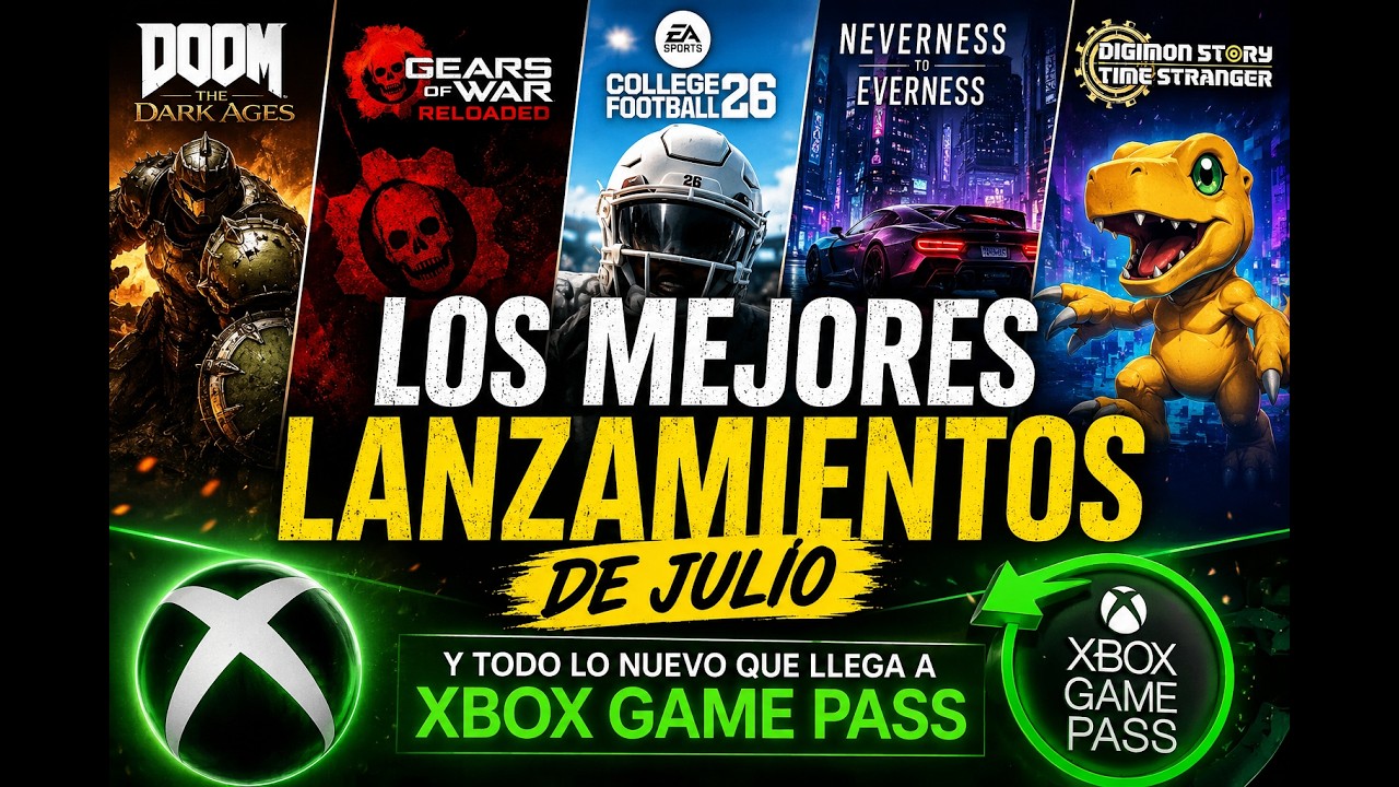 ¡Julio llegó con TODO! Los juegos que podrían cambiar este 2026
