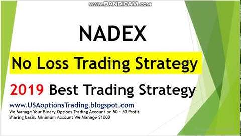 Profitable Nadex Binary Options Trading method on 2 hour Binary Platform 2019