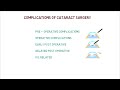 complications of cataract surgery