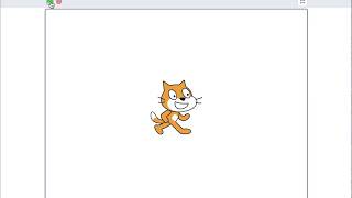 Scratch Hello World for kids. Your first Scratch program