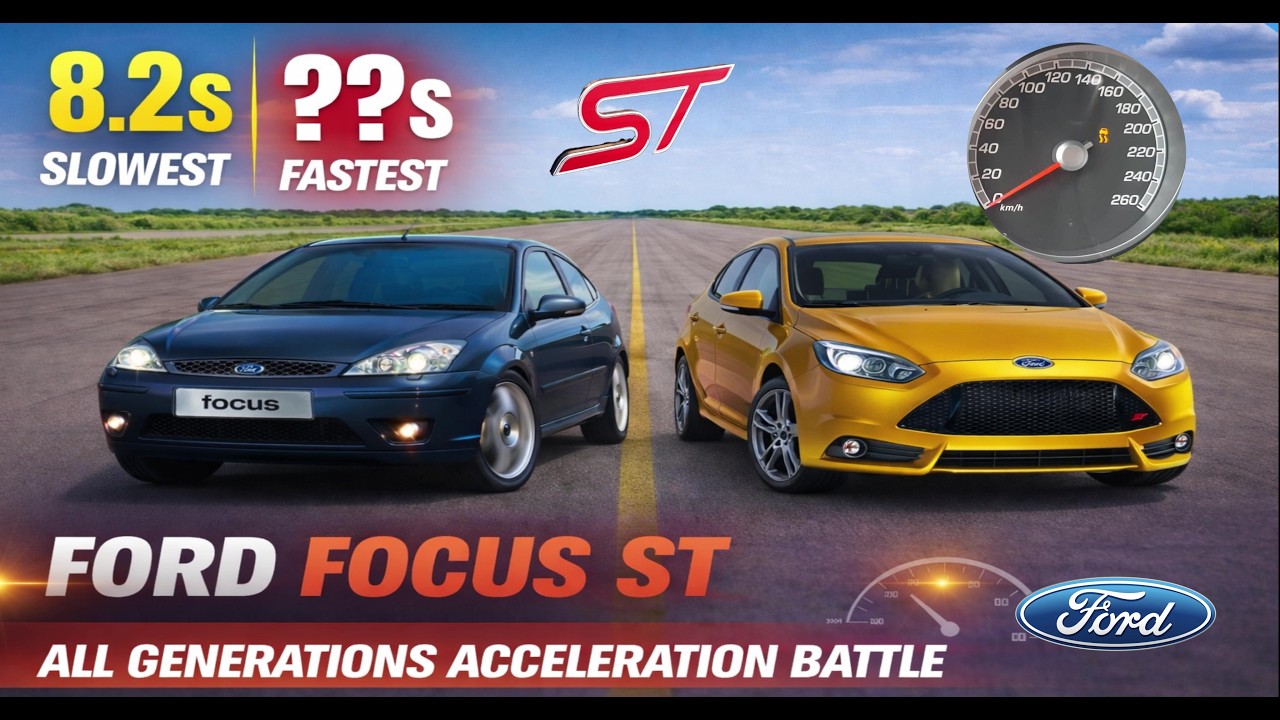 Ford Focus ST — All Generations Acceleration Battle
