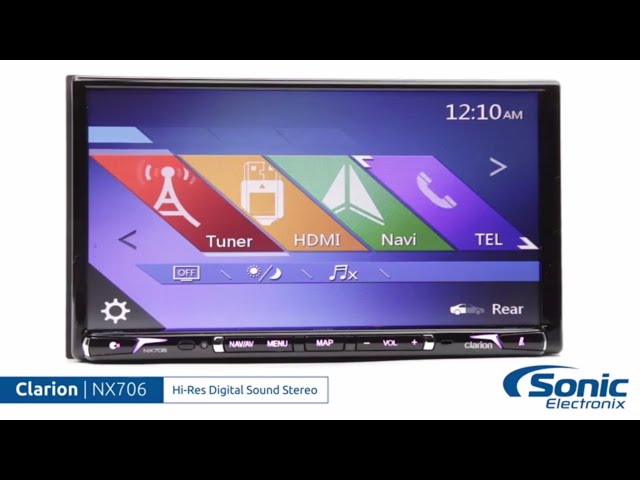 Clarion NX706 Hi-Res Car Stereo | Product Overview - YouTube