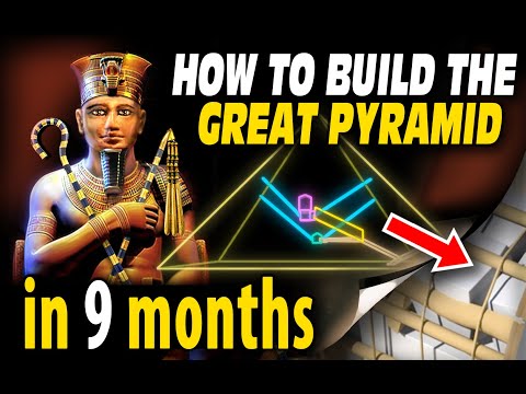 How to Build the Great Pyramid in 9 Months (NOT aliens)