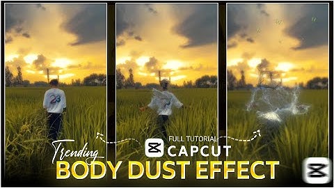 Instagram Trending Dust Explosion Body Effect  Reels Editing | Into Stardust Effect Capcut Tutorial
