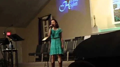 Alyssa singing "Like My Mother Does"