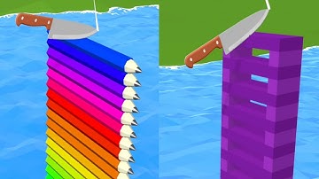 Flappy Slice! Very Satisfying And Relaxing ASMR Slicing Game