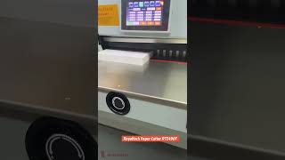 ROYALTECH Program Control Paper Cutter - RTE490T _ ASMR Cutting Paper