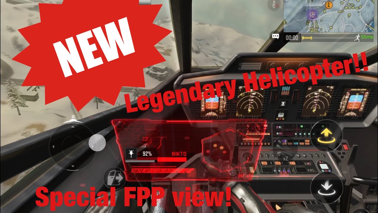 *NEW* Legendary Helicopter in Call of Duty mobile! | Special FPP view ...