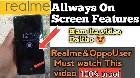 Always On Display Features For Realme 2&C1🔥/How to Enable Amoled Edge for Realme Device/I got tech