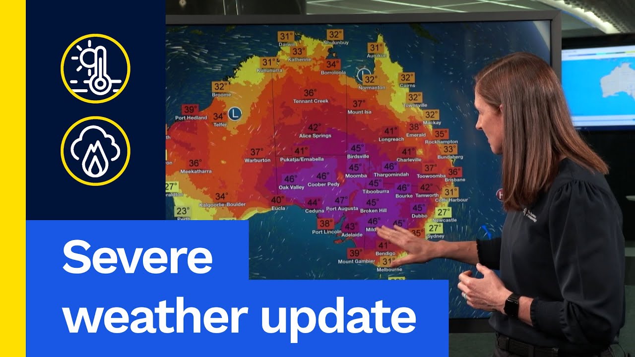Severe Weather Update 22 January 2026: Extreme heat and fire danger for ...