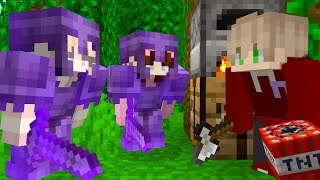 Minecraft Speedrunner VS 2 NETHERITE Juggernauts REMATCH