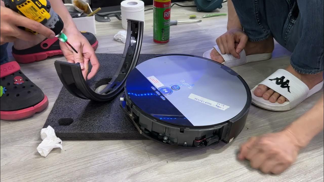 Hướng dẫn tự sửa lỗi cảm biến E42 của robot hút bụi iLife YouTube