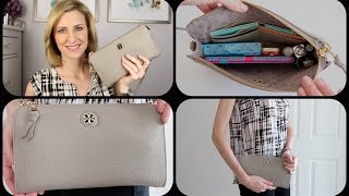 Tory Burch Robinson Crossbody Wallet Review & Tour | #toryburch