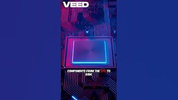 Motherboard of computer. Day 15 of posting VEED io AI video in raw form.