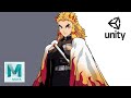 [鬼滅の刃]煉獄杏寿郎モデリング[MAYA]