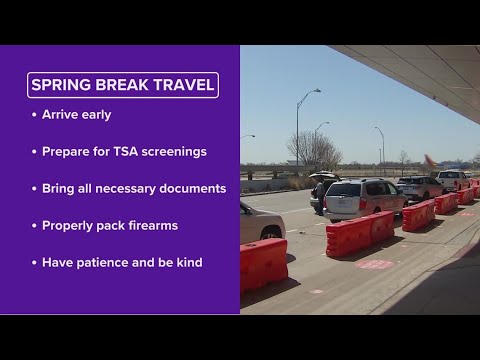 Spring Break: North Texas airports preparing for an influx of travelers