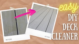 DIY Eco-Friendly Composite Deck Cleaner