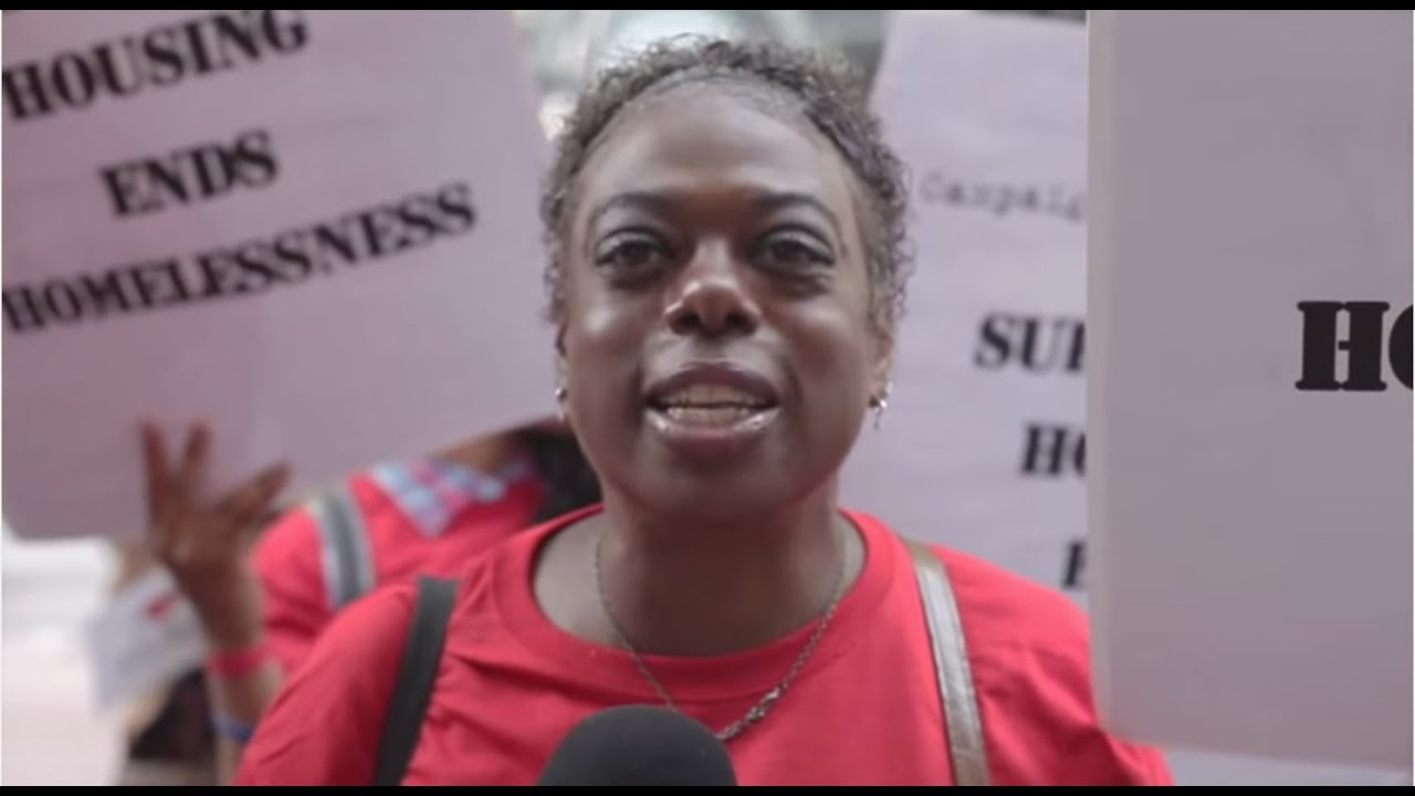 Coalition for the Homeless - Voices from the 4 NY/NY Housing Rally #1