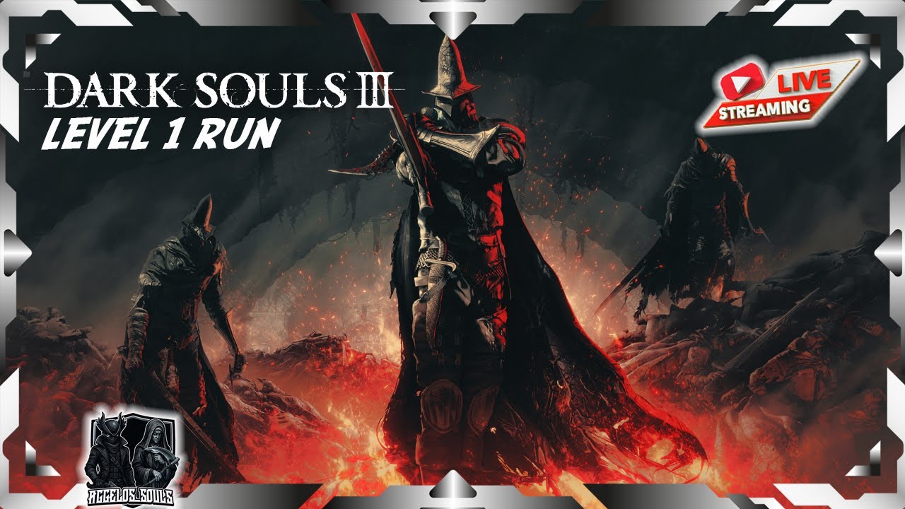 Livestream - Dark Souls 3 - Level 1 Run(Χωρίς Level) - [PART 1]