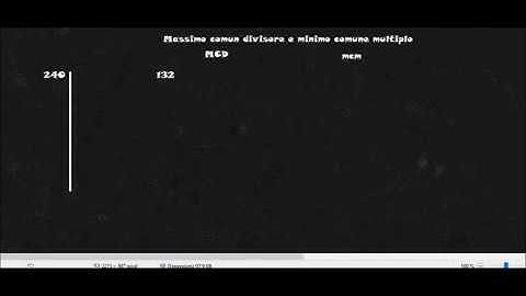 Massimo Comun Divisore e minimo comune multiplo