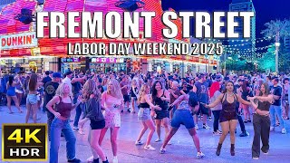 Fremont Street Las Vegas Midnight Walk - Labor Day Weekend 2025 - Downtown Las Vegas