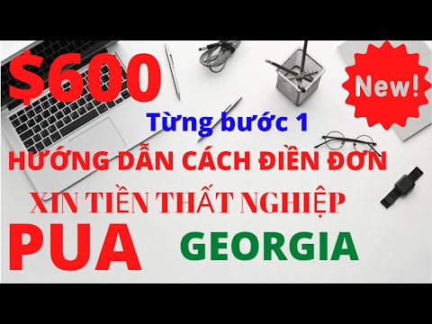 $600 PUA GEORGIA | HƯỚNG DẪN CÁCH ĐIỀN ĐƠN XIN TIỀN THẤT NGHIỆP