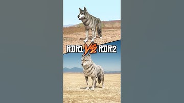 RDR1 VS RDR2 - Animal Comparison PT. 1 #shorts #rdr2 #reddeadredemption2 #gaming #animals #rdr