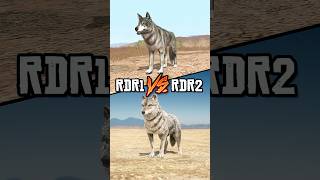 RDR1 VS RDR2 - Animal Comparison PT. 1 #shorts #rdr2 #reddeadredemption2 #gaming #animals #rdr