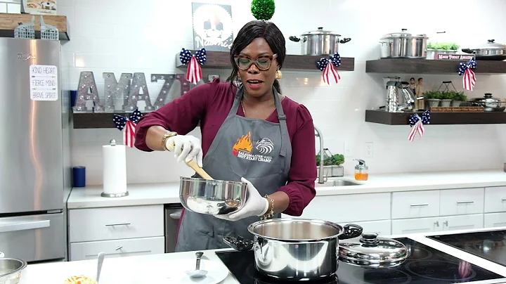 Make Your Egusi Soup with NO OIL and a LITTLE WATER - Saladmaster Cooking Video