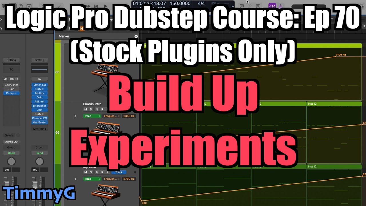 Logic Pro Dubstep Course (Stock Plugins Only) – Ep.70: Experimenting ...
