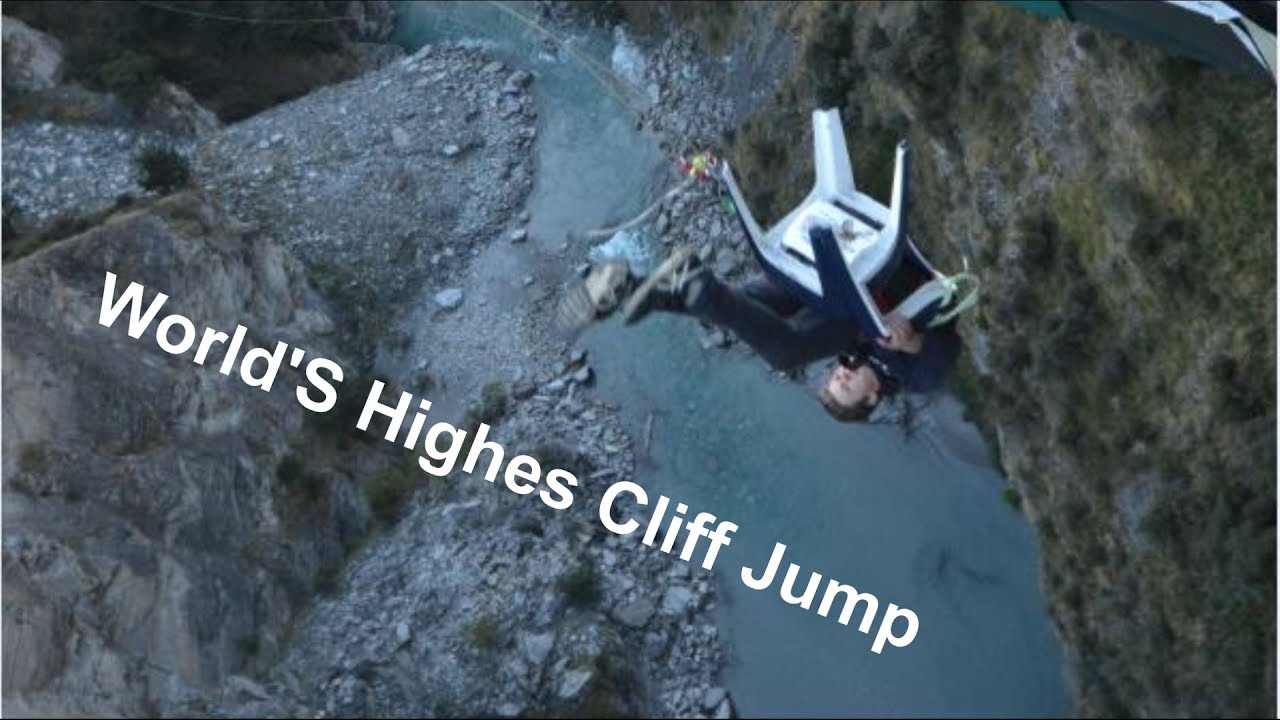 Bungee Chair Canyon Swing 160 Meters Deep Free Fall Youtube
