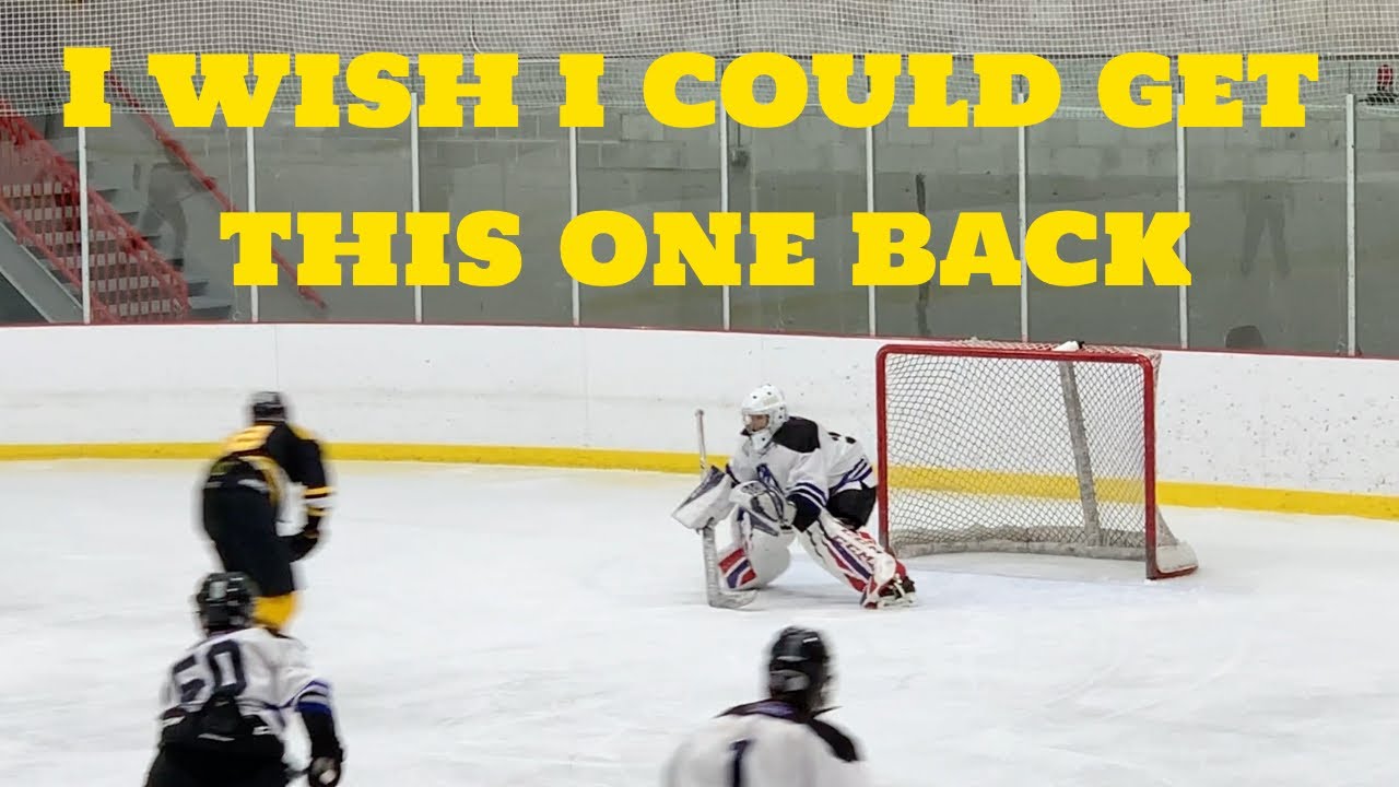 I played so bad but we still won Hockey Goalie Highlights 4 YouTube