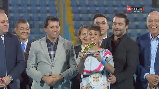 عيد العزازي يحصل علي جائزة أفضل لاعب ولقب كابيتانو مصر