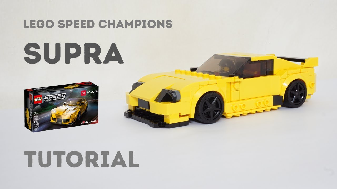 Tutorial - Toyota Supra mk4 Lego Speed Champions 76901 Supra Alternate  Build 