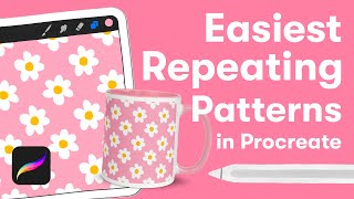 EASIEST Repeating Patterns in Procreate // Procreate Tutorial