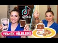 TikTok YEMEK HİLELERİNİ DENEDİM! (MÜKEMMEL)