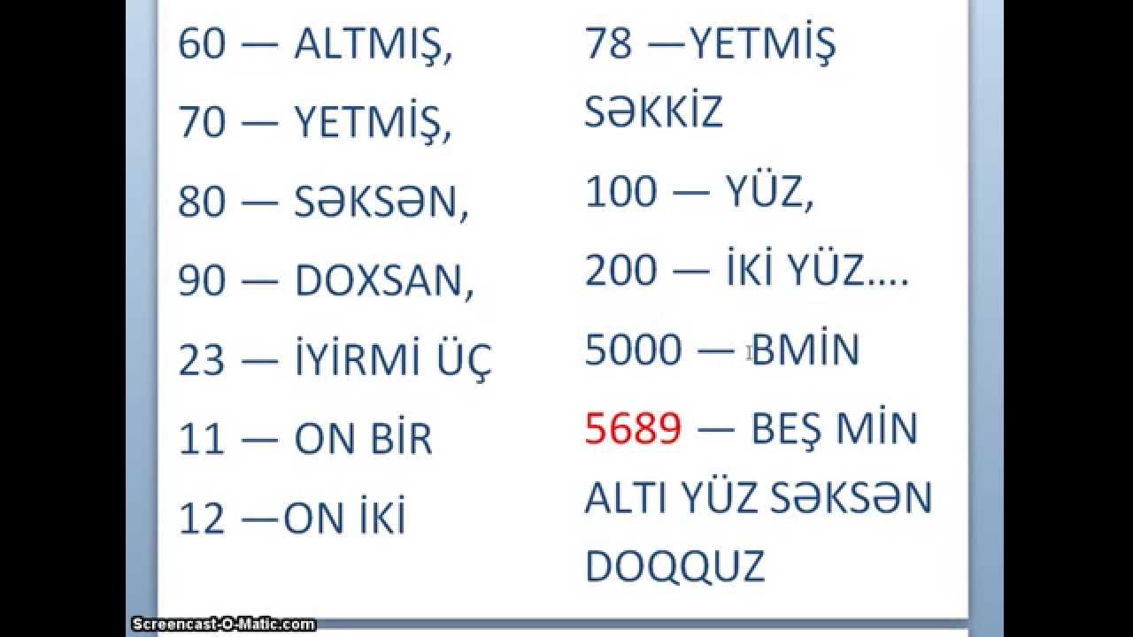 Azerbaycan dili 8 youtube