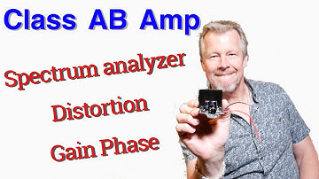 Class AB Amplifier with TDA7377v Pro - Bode Plot, Distortion, Spectrum Analyzer #TDA7377 #bodeplot