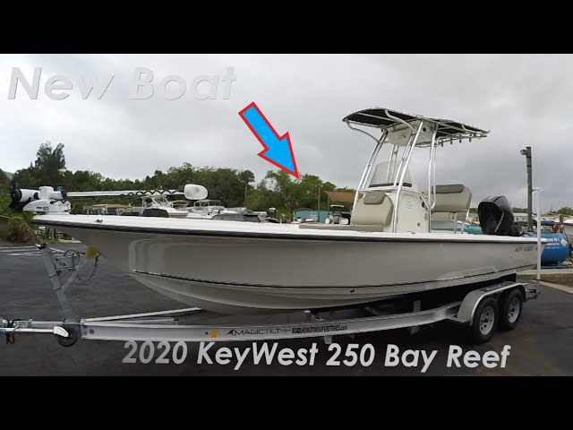 My New Boat Key West 250 Bay Reef Youtube