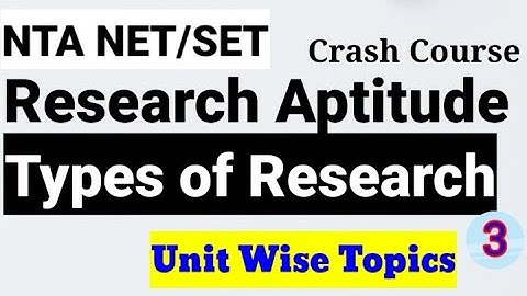 NTA NET/SET सेट Crash Course Research Aptitude !! Unit Wise Topics Part 3 !! मराठी भाषेत !
