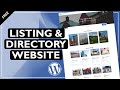 How to make a listing and directory website with wordpress for free  for complete beginners