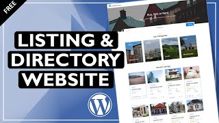 How to Make a Listing and Directory Website with WordPress For Free | For Complete Beginners